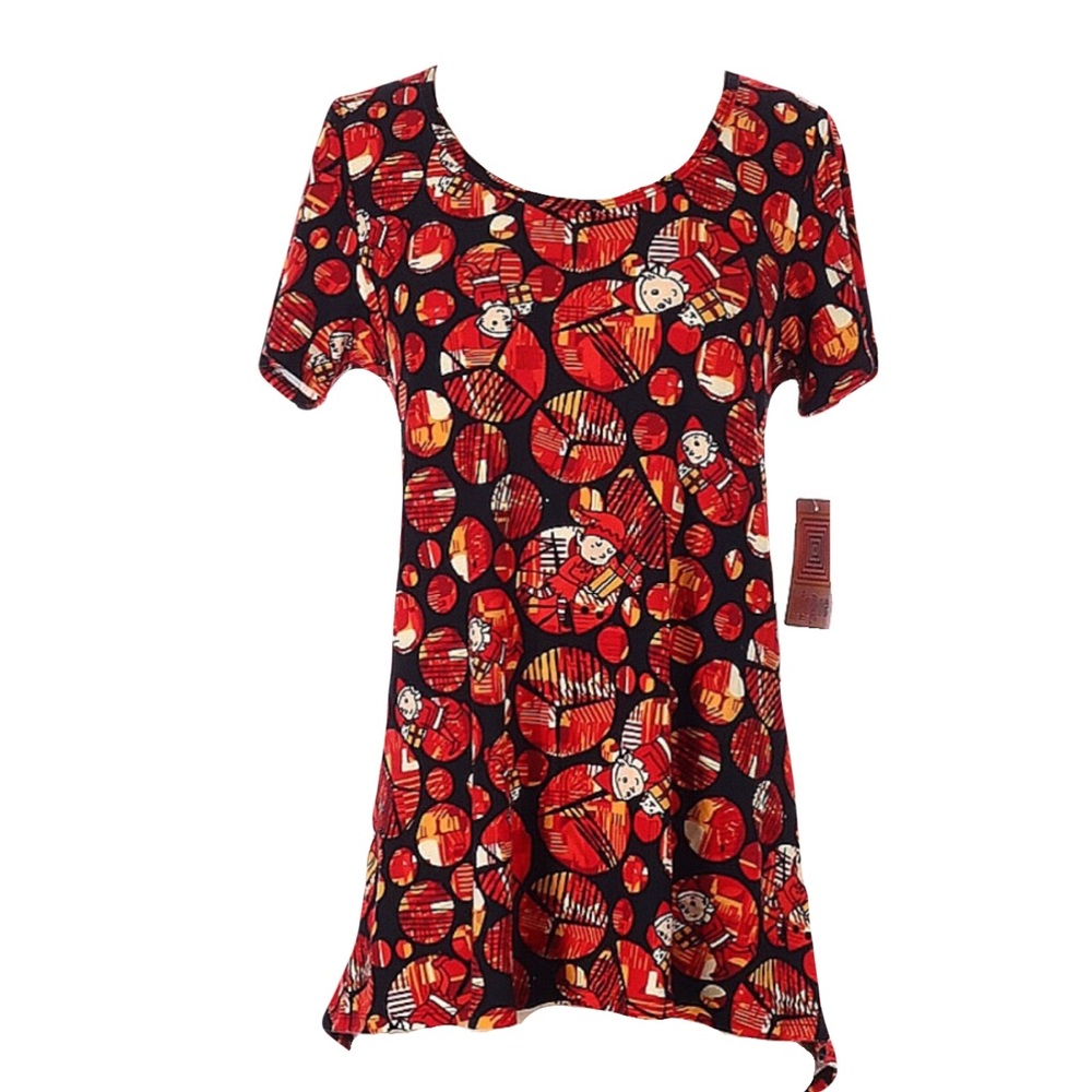 LulaRoe Holiday Tunic Top (Sz XS) NWT